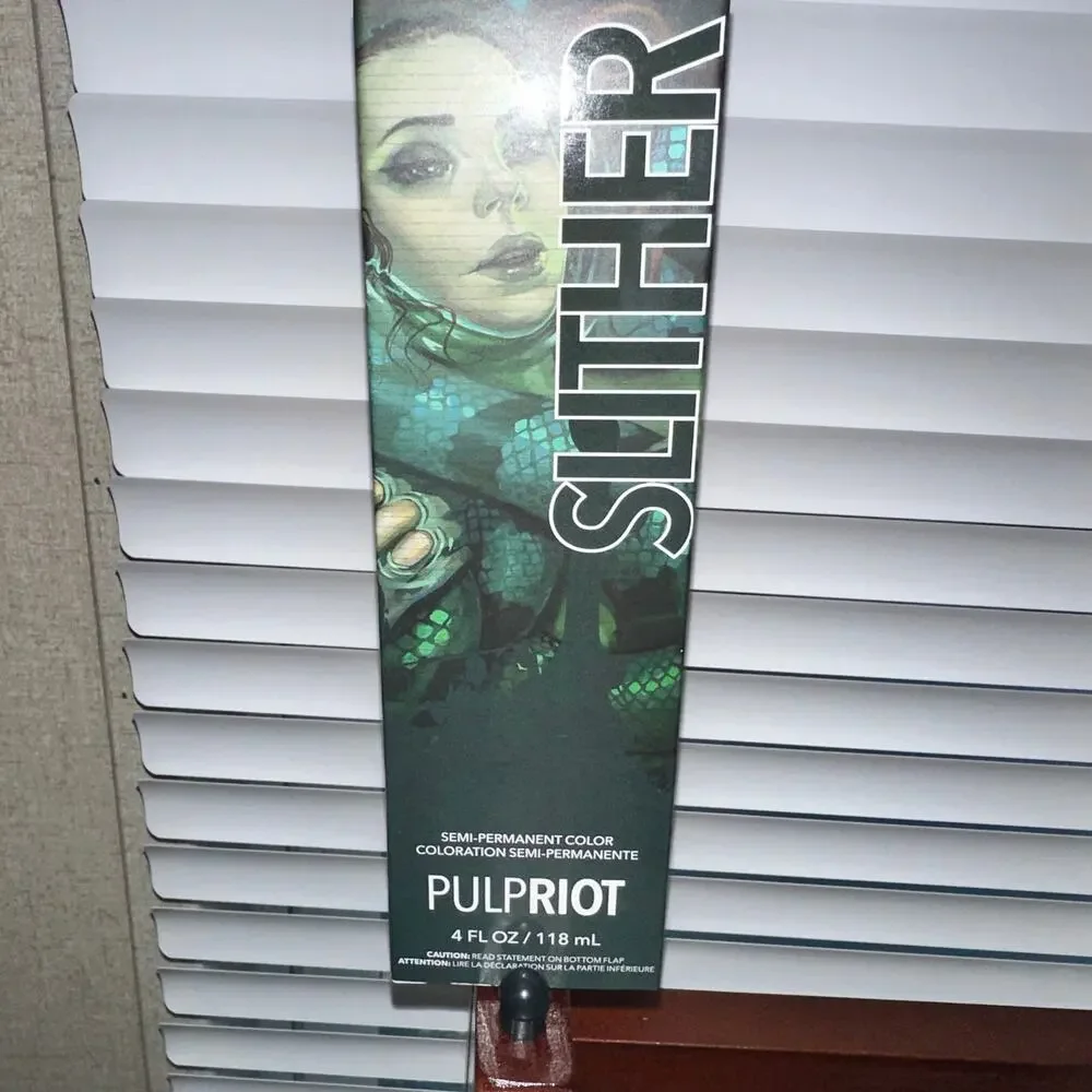 Pulp Riot Slither Hair Color  Semi Permanent Hair Color in 4oz Vivid Green Vibes